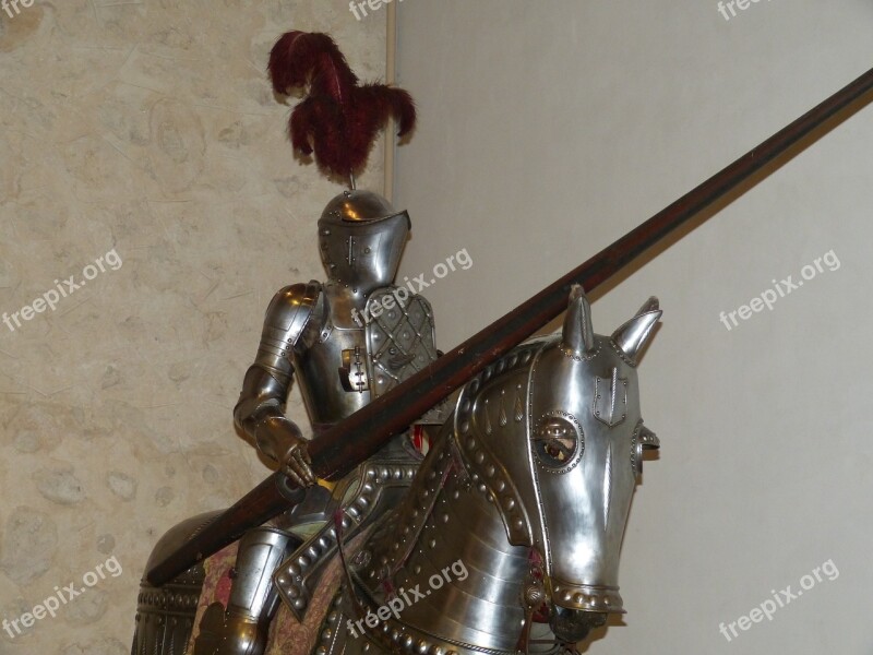 Knight Armor Horse Reiter Middle Ages