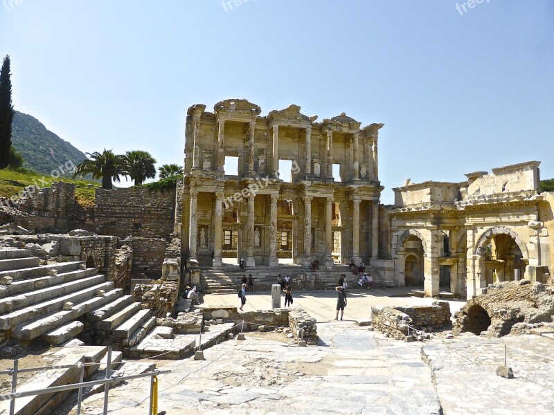 Ruins Roman Temple Ancient Historic