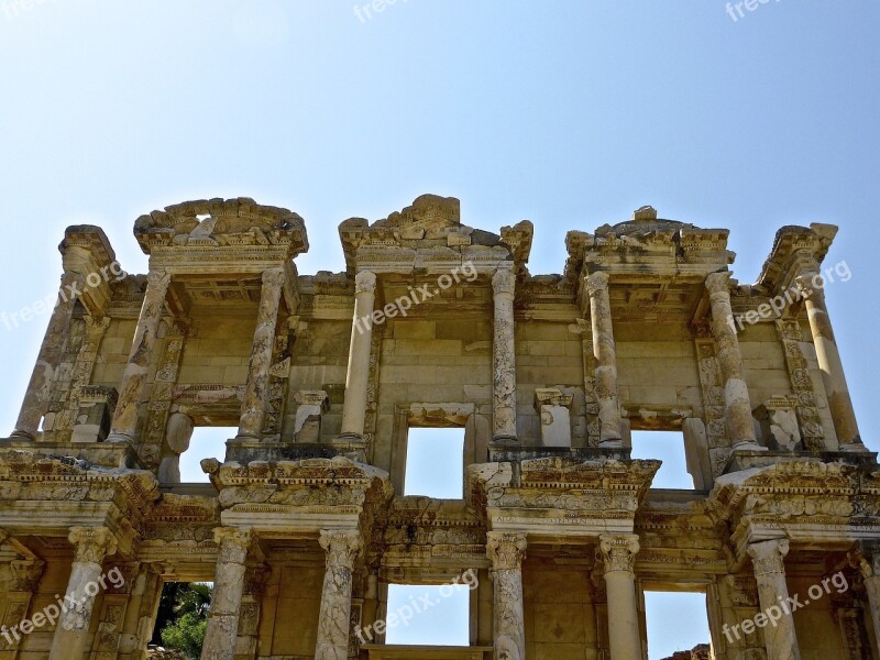 Ruins Roman Temple Ancient Historic