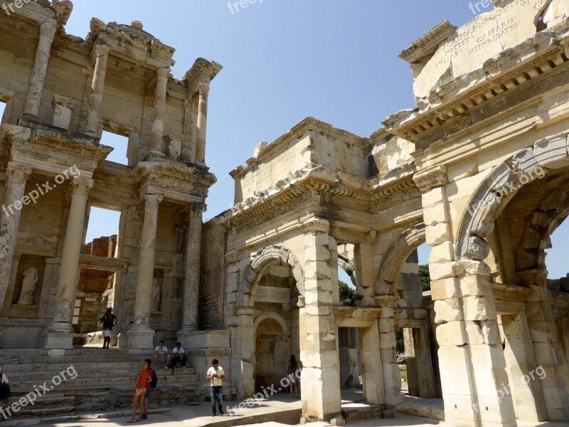 Ruins Roman Temple Ancient Historic