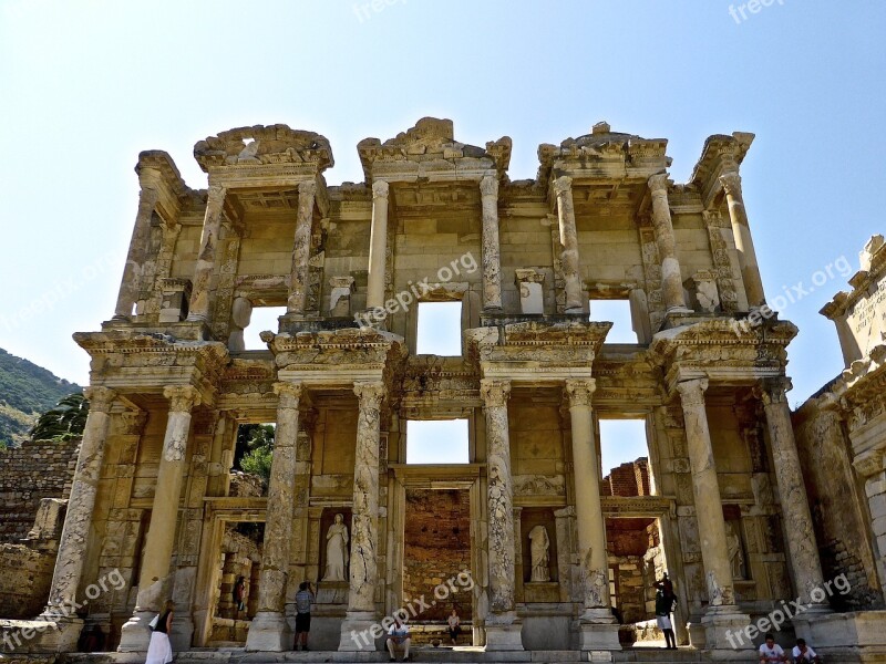 Ruins Roman Temple Ancient Historic