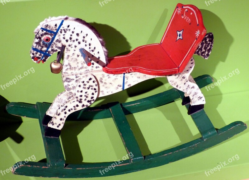 Rocking Horse Child Children Play Toys