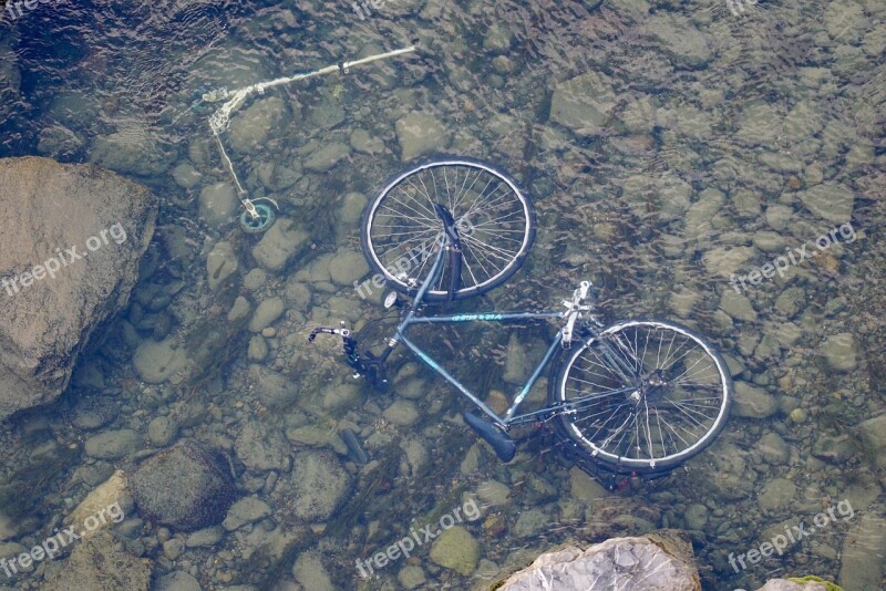 River Water Wheel Scooter Disposed Of