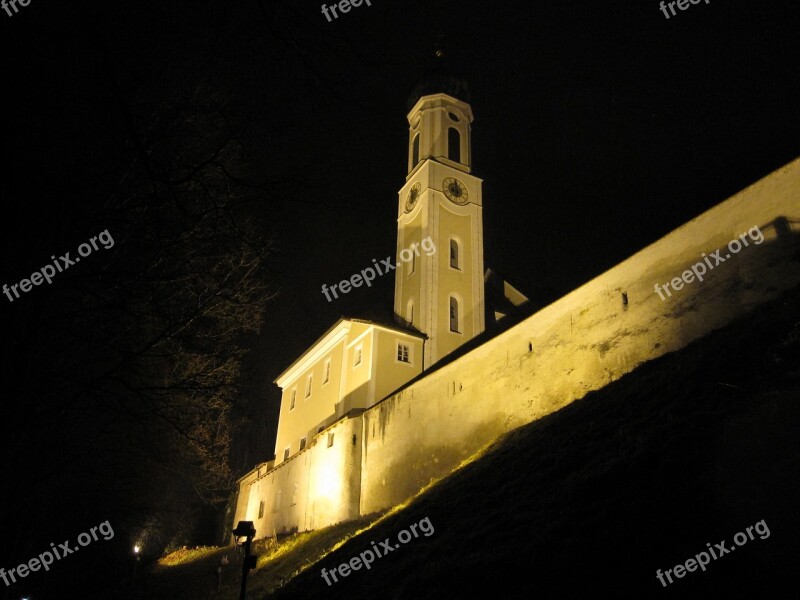 Schongau Germany Ghost Church City Wall Monastery Monastery Church