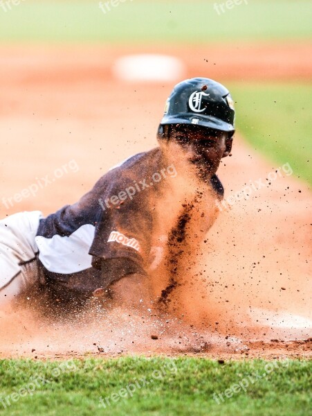 Baseball Venezuela Ball Player Dust