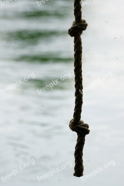 Rope Dew Knot Hanging Free Photos