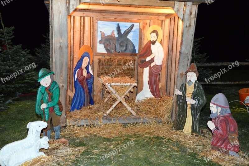 Crib Christmas Advent Free Photos