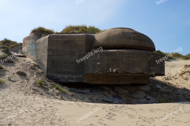 Bunker France Normandy Bray Dunes Dunkirk