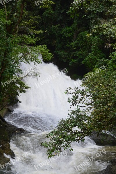 Waterfall Bantimurung Maros Sulawesi Indonesia