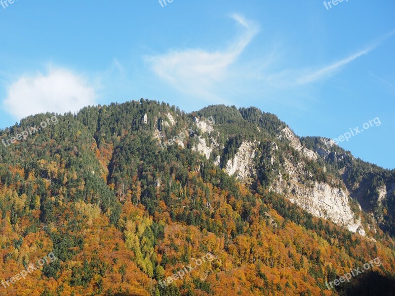 Mountains Autumn Fall Color Mountain Forest Forest