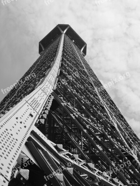 Eiffel Tower Paris Photography Black And White Travel