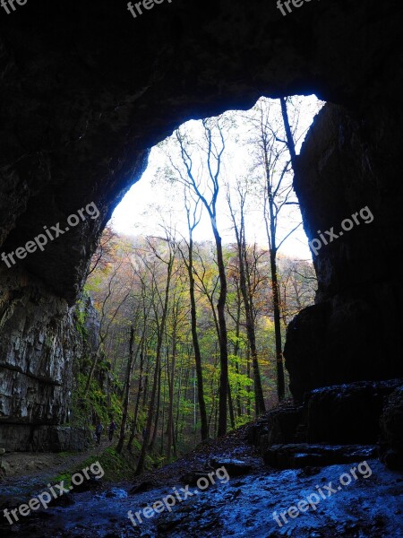 Falkensteiner Cave Cave Caves Portal Baden Württemberg Swabian Alb