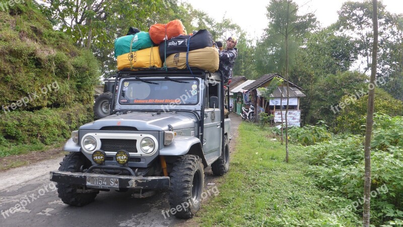 Jeep 4wd Travelling Indonesia Travel