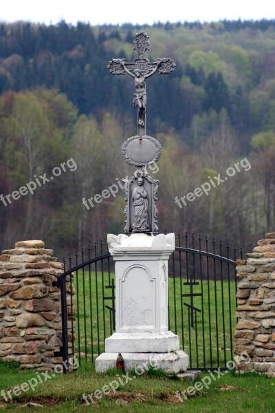 Beskid Niski Alder Grekokatolicyzm Cemetery Tombstone