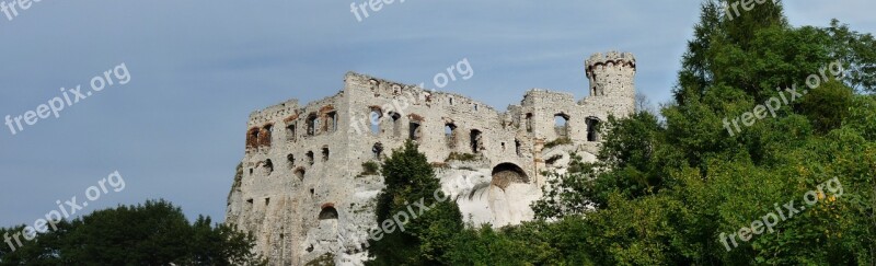 Ogrodzieniec Panorama Castle Towers Poland