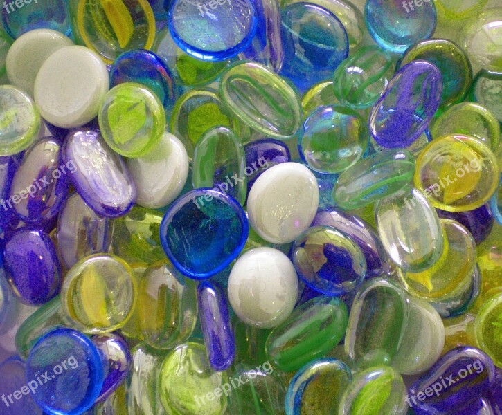 Glass Beads Glass Beads Blue Green