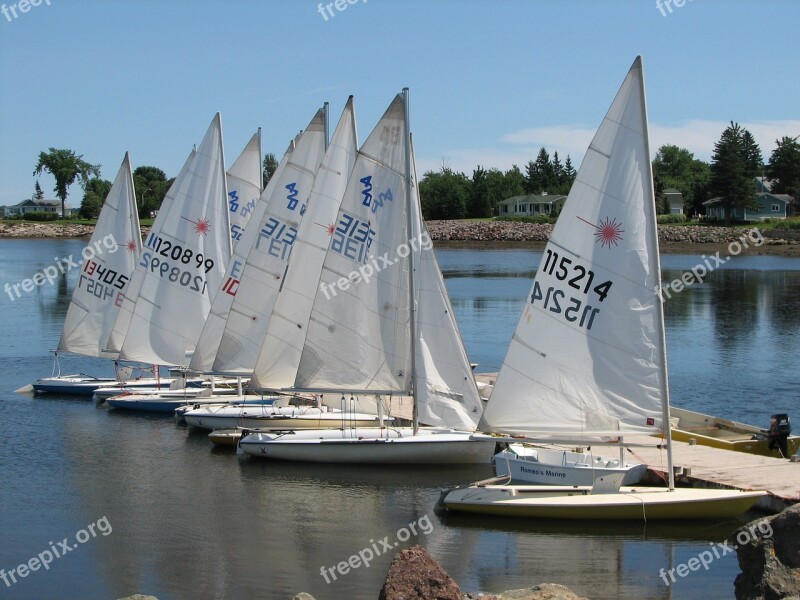 Sailboats Boats Sails Sailing Sea