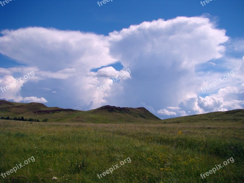 Sky Steppe Spring Free Photos