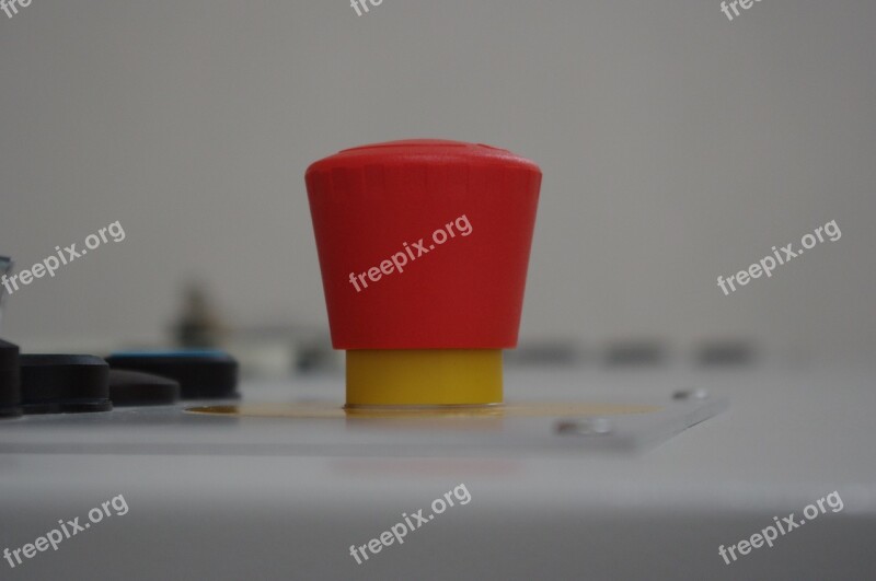 Emergency Stop Switch Red Switch Stop Electrically