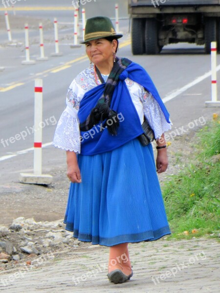 Ecuador Peasant Riobamba Free Photos