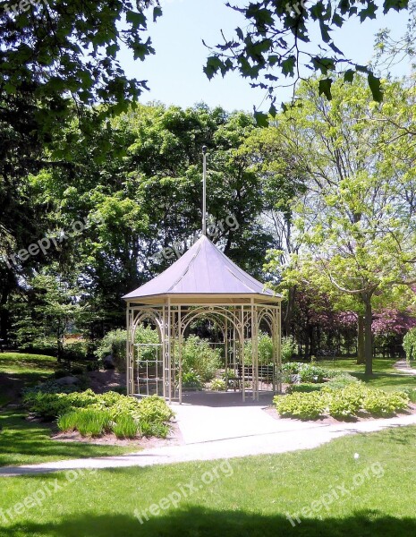 Gazebo Garden Nature Structure Building