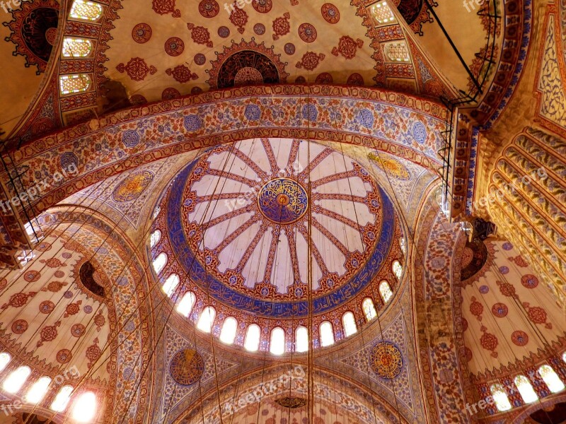 Istanbul Turkey Mosque Blue Mosque Historically