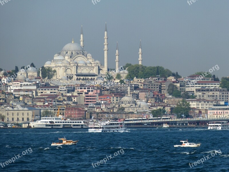 Istanbul Turkey Bosphorus Marmara Marmameer