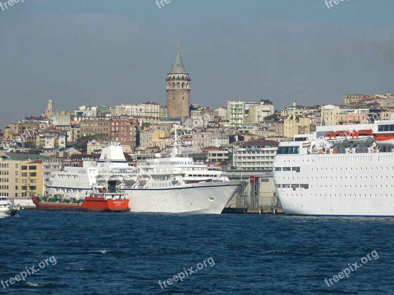 Istanbul Turkey Bosphorus Marmara Marmameer