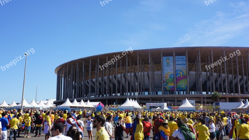 Brazil World Colombia Brasilia Football