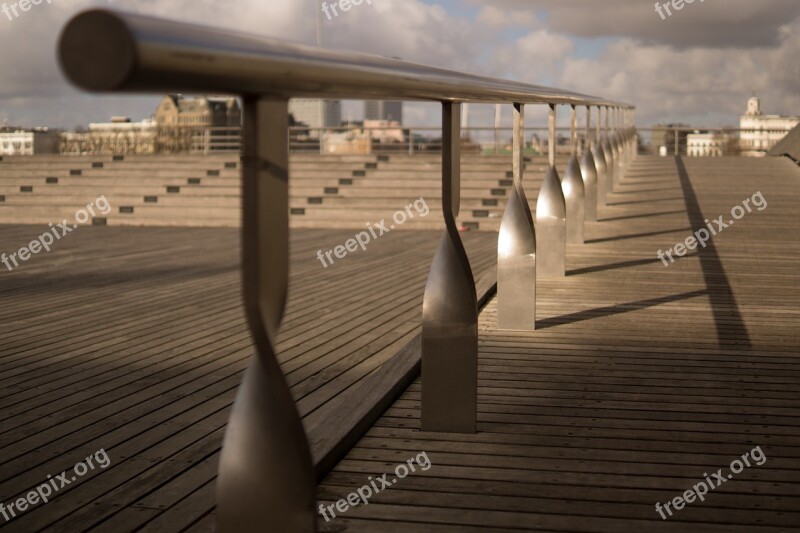 Banister Reel Urban Skateboard Shadow