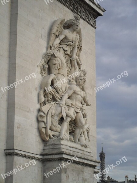 Arch Of Triumph Paris Architecture Monuments Napoleon