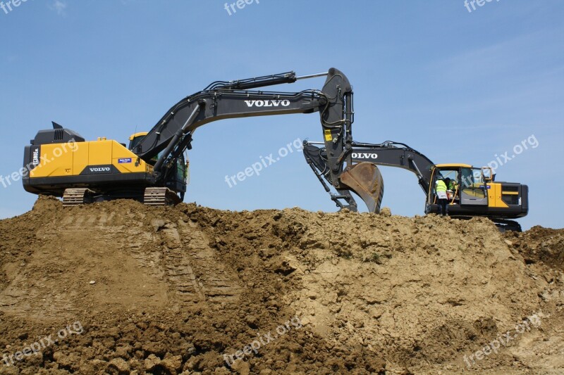 Building Buildings Earthmoving Excavators Bulldozers