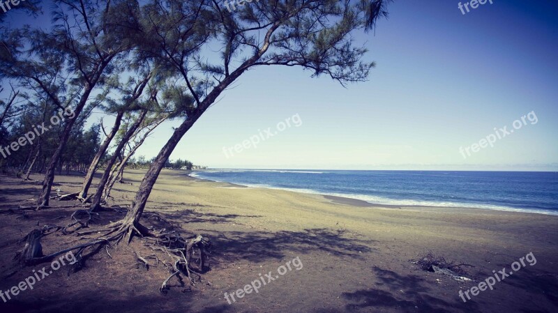 étang Salé La Réunion Beach Ocean Travel