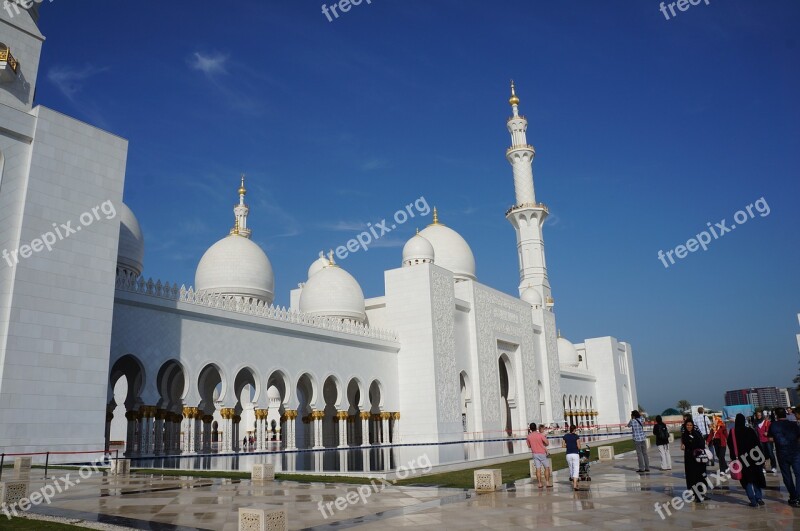 Dubai Mesquita Pray Religion Architecture