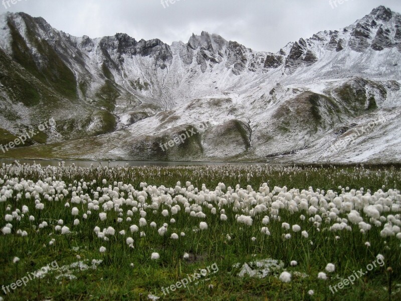 Mountain Snow Tignes France White