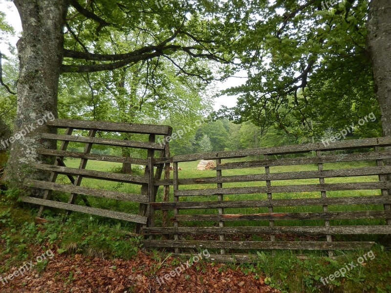 Barrier Wood Rural Free Photos