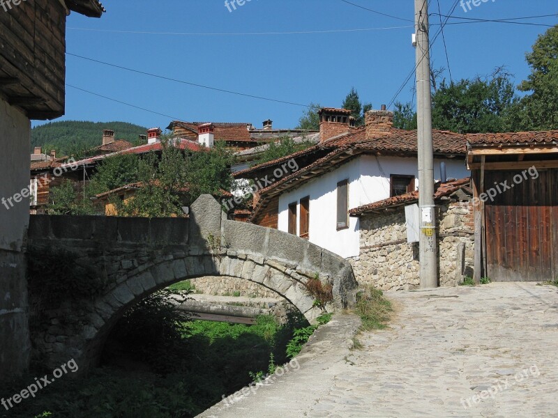 Bulgaria Village Koprivshtitsa Mountain Village Countryside