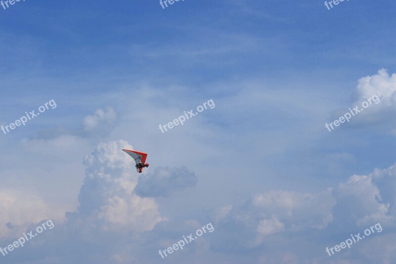 Flight Gliding Travel White Cloud Free Photos