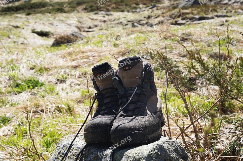 Boots Hiking Shoes Shoes Mountain Free Photos