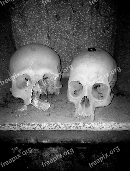 Skull Death Naples Italy Cult