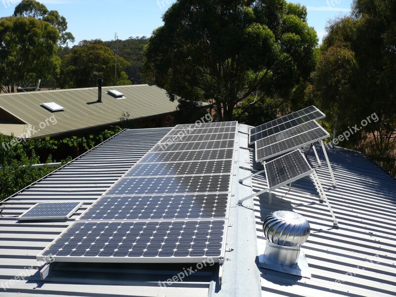 Solar Roof Panels Farm House