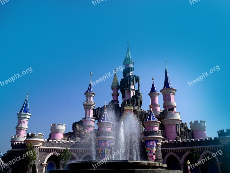 Castle Princess Fairy Tale World Cartoon Dream Castle