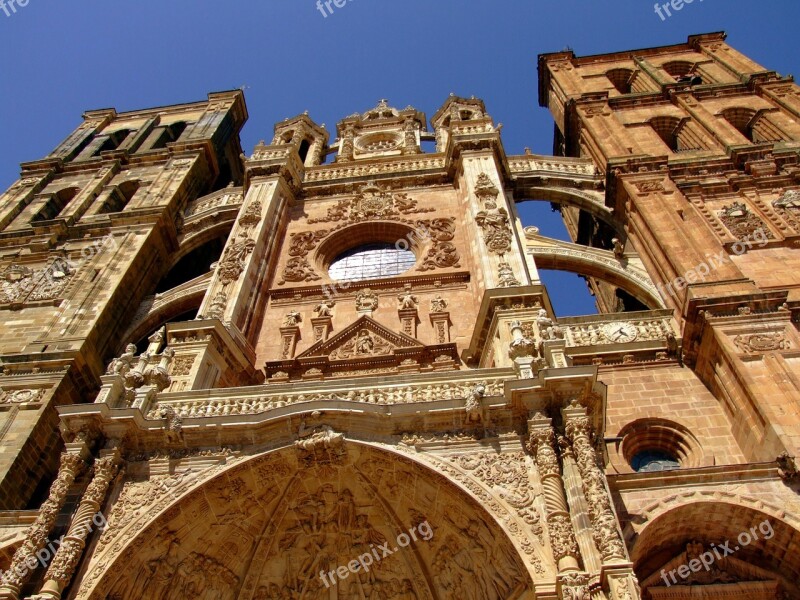 Astorga Leon Cathedral Monument Architecture