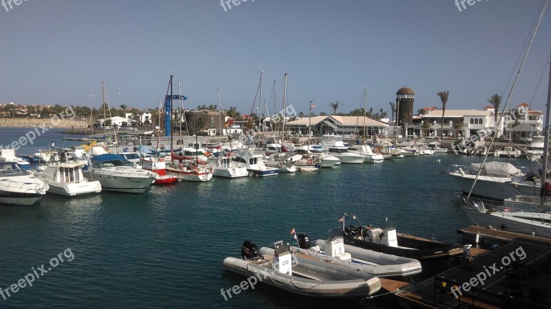 Fuerteventura Caleta De Fuste Canary Islands Yachting Port