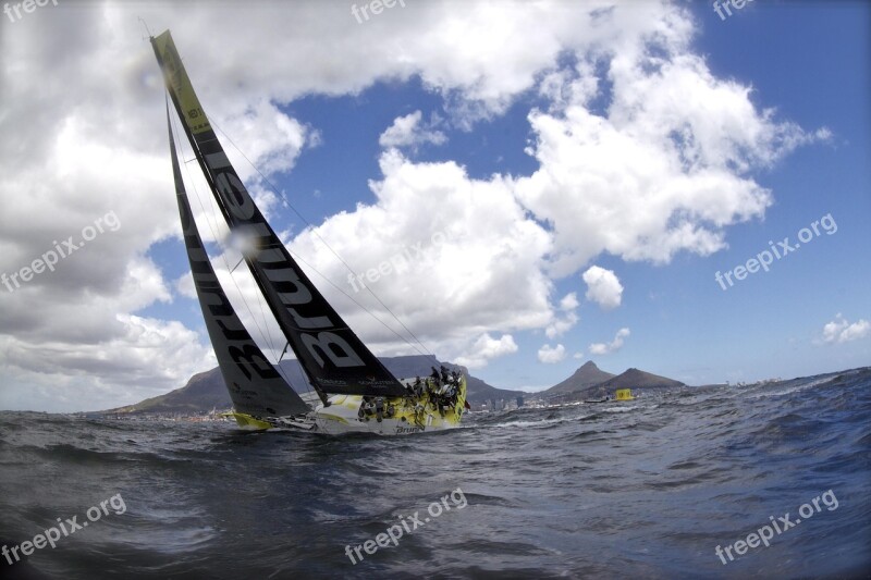 Regatta Storm Sailing Cape Town Volvo