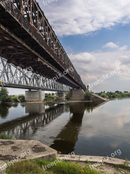 Tczew Bridge Monument Wisla Free Photos