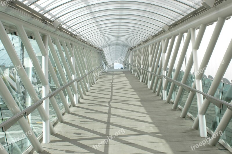 Stairs Cross-walk Bridge Architecture Free Photos