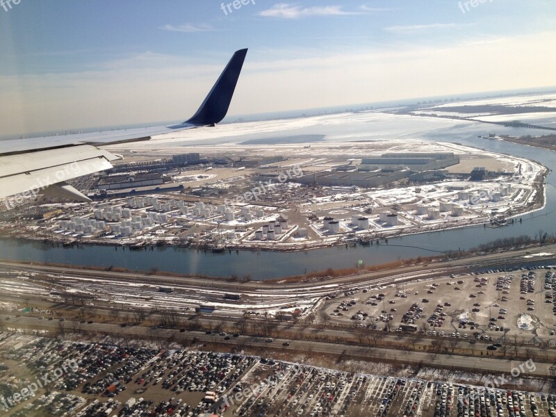 Airplane Russia Moscow Flight View