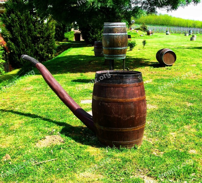 Wine Barrels Check Form Vylian Winery Kisharsány Free Photos