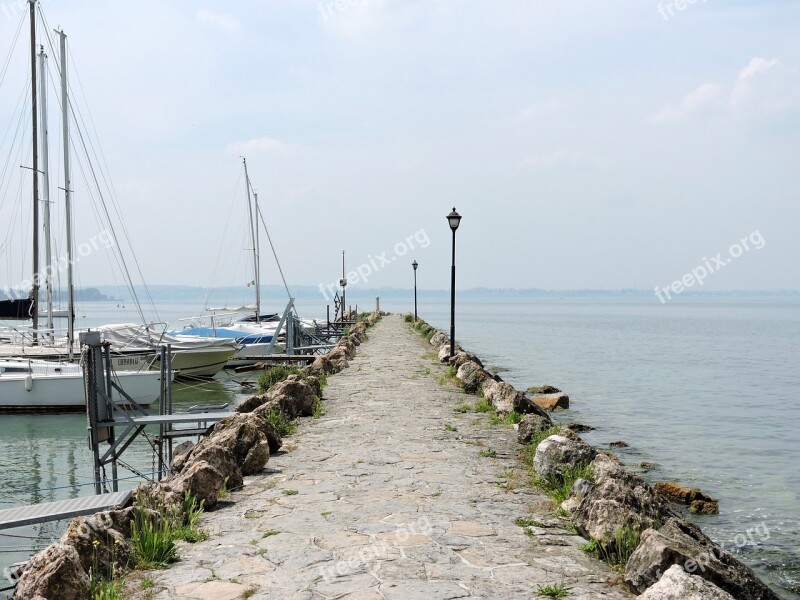 Lake Garda Jetty Porto Water